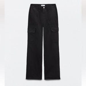 Zara Black Cargos Size 0